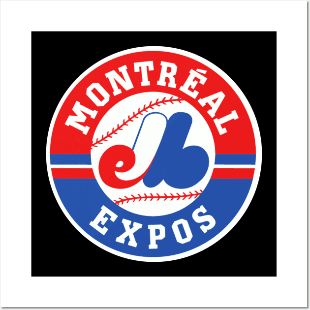 Defunct Montreal Expos Logo Wall Art by robotbasecamp